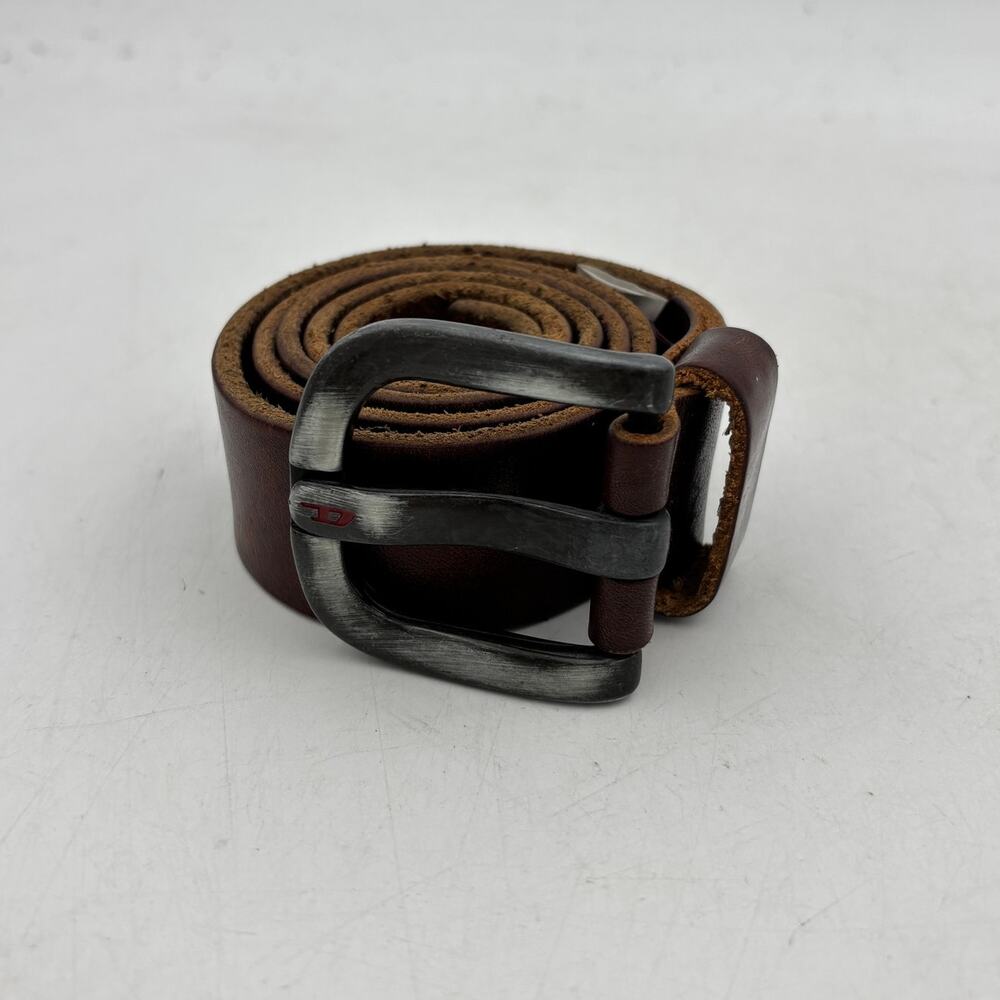 Diesel Zaty 2638CP Leather Belt Size 85/34 Made in Italy